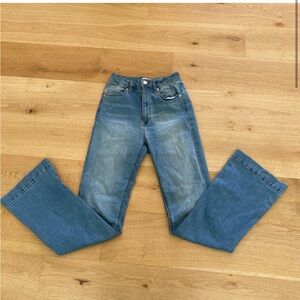 Forever 21 Bootcut High Waist Faded Jeans 26